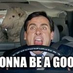 Steve Carrell Sheep | IT'S GONNA BE A GOOD DAY | image tagged in steve carrell sheep | made w/ Imgflip meme maker