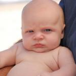 Pissed off baby meme