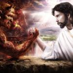 God vs Satan meme