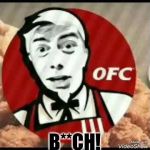 Ohio Fried Chicken, only in Ohio! | B**CH! | image tagged in ohio fried chicken,jake paul | made w/ Imgflip meme maker
