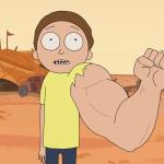 Strong arm Morty meme
