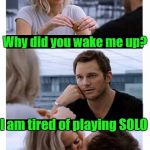 Paladins Solo | Why did you wake me up? I am tired of playing SOLO | image tagged in paladins solo | made w/ Imgflip meme maker