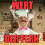 Sometimes you just gotta say...
 | WERT; DER FERK | image tagged in swedish chef meme sauce | made w/ Imgflip meme maker