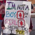 Transgender restroom protest