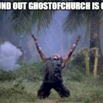 elias platoon | I FOUND OUT GHOSTOFCHURCH IS GONE | image tagged in elias platoon | made w/ Imgflip meme maker