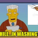 Deep Shit News | MEANWHILE...IN WASHINGTON D.C. | image tagged in breaking news,shit,fan,memes,trump,clinton | made w/ Imgflip meme maker