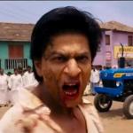 Shah Rukh Khan angry