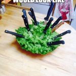 Caesar Salad | THIS IS WHAT CAESAR WOULD LOOK LIKE; IF HE WERE SALAD | image tagged in caesar salad | made w/ Imgflip meme maker