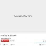 Top ten anime battles meme