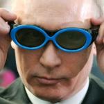 Putin with glasses