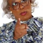 Madea Happy Birthday | HAPPY BIRTHDAY; HOT MAMA! | image tagged in madea happy birthday | made w/ Imgflip meme maker