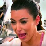 Kim K Crying