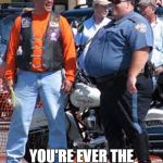 Fat cop | THERE'S NO WAY; YOU'RE EVER THE FIRST RESPONDER | image tagged in fat cop | made w/ Imgflip meme maker