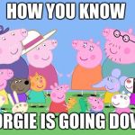 peppa pig | HOW YOU KNOW; A ORGIE IS GOING DOWN | image tagged in peppa pig | made w/ Imgflip meme maker