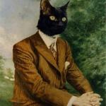 cat in a suit