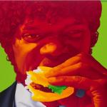 Samuel Jackson Andy Warhol Hamburger