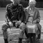 punk with grandmother