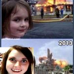 This explains alot.......... | OMG.... THIS EXPLAINS ALOT | image tagged in disaster girl is now grown up | made w/ Imgflip meme maker