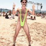 Borat Mankini Beach w/Thumbs Up