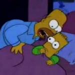Homero Bart el coco esta en la casa