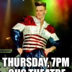 vanilla ice | SPICE, SPICE BABY! THURSDAY, 7PM GHS THEATRE | image tagged in vanilla ice | made w/ Imgflip meme maker