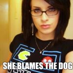 cool chick carol | YOU FART; SHE BLAMES THE DOG | image tagged in cool chick carol,memes | made w/ Imgflip meme maker