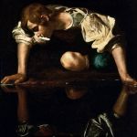 Narcissus | TWITLER'S; FAVORITE GOD | image tagged in narcissus | made w/ Imgflip meme maker