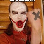 Mortal Sin Joker | YOU DARE CALL ME A RACIST?! MORTAL SIN!!! | image tagged in mortal sin joker | made w/ Imgflip meme maker