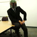boba fett Business | WHEN PEOPLE AT WORK START TALKING ABOUT HOW AWESOME STAR TREK IS | image tagged in boba fett business | made w/ Imgflip meme maker