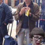 Skinny jeans...what more proof do you need that Satan exists? | Is that an armadillo in your trousers, or a zucchini wrapped in foil? | image tagged in skinny skinny jeans,shameless,nasty,junk | made w/ Imgflip meme maker