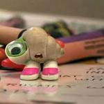Marcel the Shell with shoes on