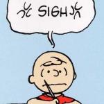 Charlie Brown sigh