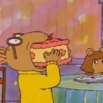 Arthur and cake
