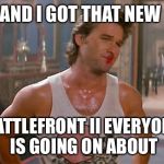 Saved $3.00 on black friday | AND I GOT THAT NEW; BATTLEFRONT II EVERYONE IS GOING ON ABOUT | image tagged in lipstick,black friday,black friday at walmart,memes,funny,animals | made w/ Imgflip meme maker
