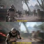 Sector is clear blur