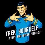 Where my tricorder at homey? | image tagged in trek yourself,data wreck,spock,gangsta,vulcanian | made w/ Imgflip meme maker
