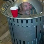 trashcan drunk | YES I FINALLY FOUND A; NEW HOME | image tagged in trashcan drunk | made w/ Imgflip meme maker