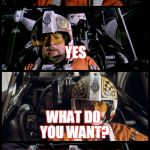 star wars GTA | HAY PORKENS WANT SOME MACDONALD'S? YES; WHAT DO YOU WANT? I WANT 2 #9 A #9 LARGE A #6 WITH EXTRA DIP A #72#45ONE WITH CHEESE AND A LARGE SODA | image tagged in star wars porkins | made w/ Imgflip meme maker