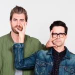 rhett and link face touch meme