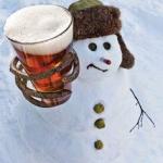 Snowman beer