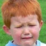 crying ginger kid