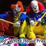 "Unbiased" White House Press Corps | "Unbiased" White House Press Corps | image tagged in 2 evil clowns,white house press corps,biased media | made w/ Imgflip meme maker