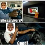 I'm just waiting for my copy of Doom (2016) to get delivered to me | Hello, survivors? Good! | image tagged in understandable,memes,doomguy,slowstack | made w/ Imgflip meme maker