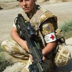 Military | AND YET; SHE WAS SUPPOSED TO BE A MEDIC | image tagged in military | made w/ Imgflip meme maker