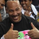 Lavar Ball | THUMBS UP; FOR BEING A BUST | image tagged in lavar ball | made w/ Imgflip meme maker