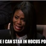 omarosa you're fired | MAYBE I CAN STAR IN HOCUS POCUS 2 | image tagged in omarosa you're fired | made w/ Imgflip meme maker