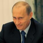 Evil grin Putin