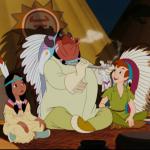 Peter Pan and Indians of Never-Never Land