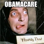 Young Frankenstein Marty Feldman | OBAMACARE | image tagged in young frankenstein marty feldman | made w/ Imgflip meme maker