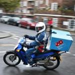 Pizza bike delivery